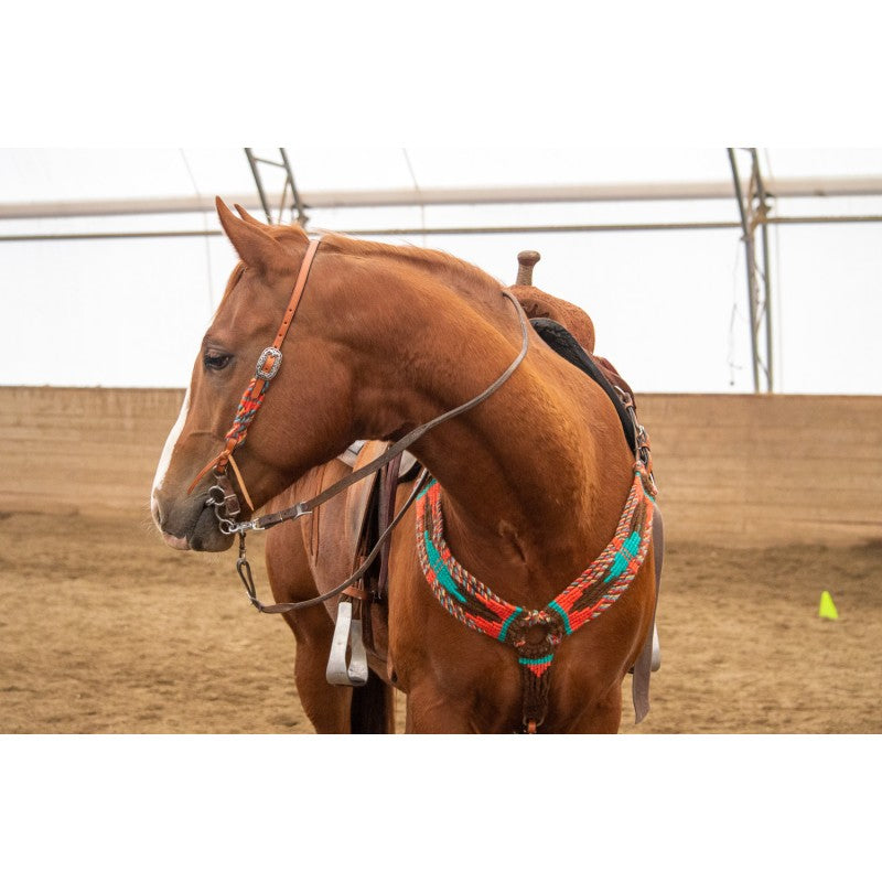 Schulz Equine Rust Mohair Breast Collar