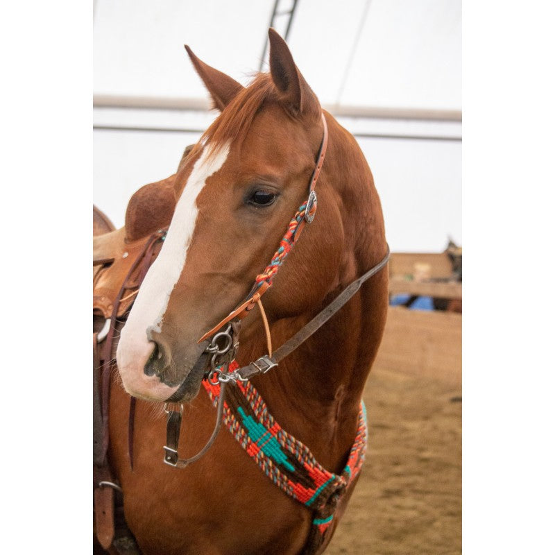 Schulz Equine Rust Mohair Breast Collar