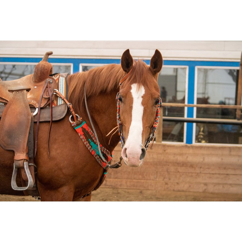 Schulz Equine Rust Mohair Breast Collar
