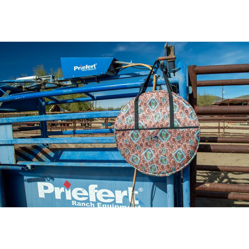 Schulz Equine Padded Rope Bag- Tooled Turquoise