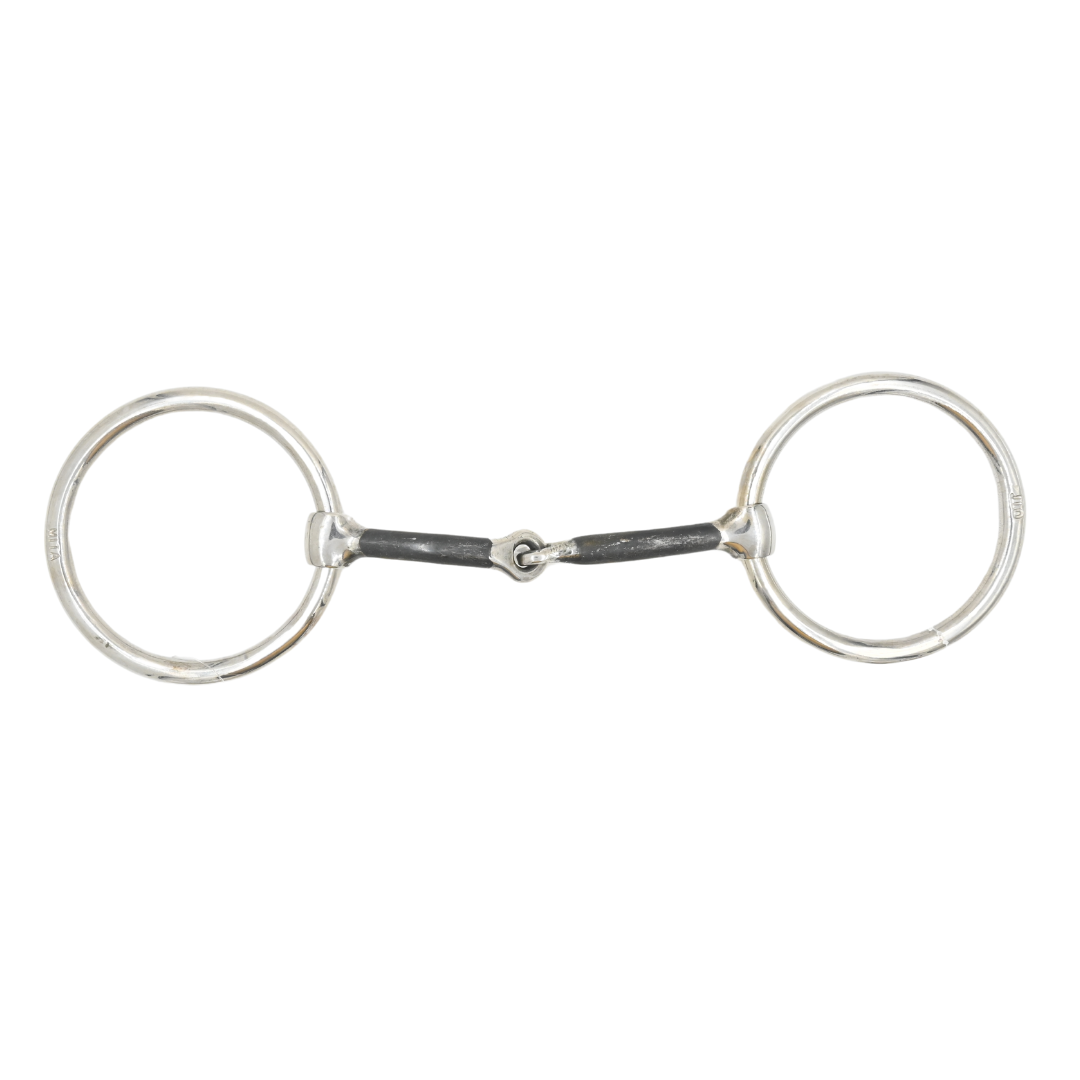 Jerry Beagley Smooth Weighted O-Ring Snaffle Bit