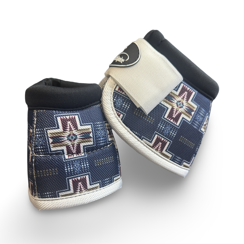 Schulz Equine No-Turn Bell Boots- Round Up