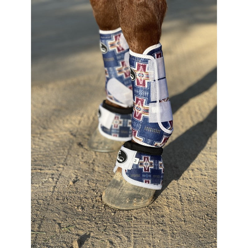 Schulz Equine No-Turn Bell Boots- Round Up