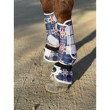 Schulz Equine No-Turn Bell Boots- Round Up