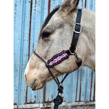 Schulz Equine Pink Aztec Lariat Nose Halter