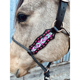 Schulz Equine Pink Aztec Lariat Nose Halter