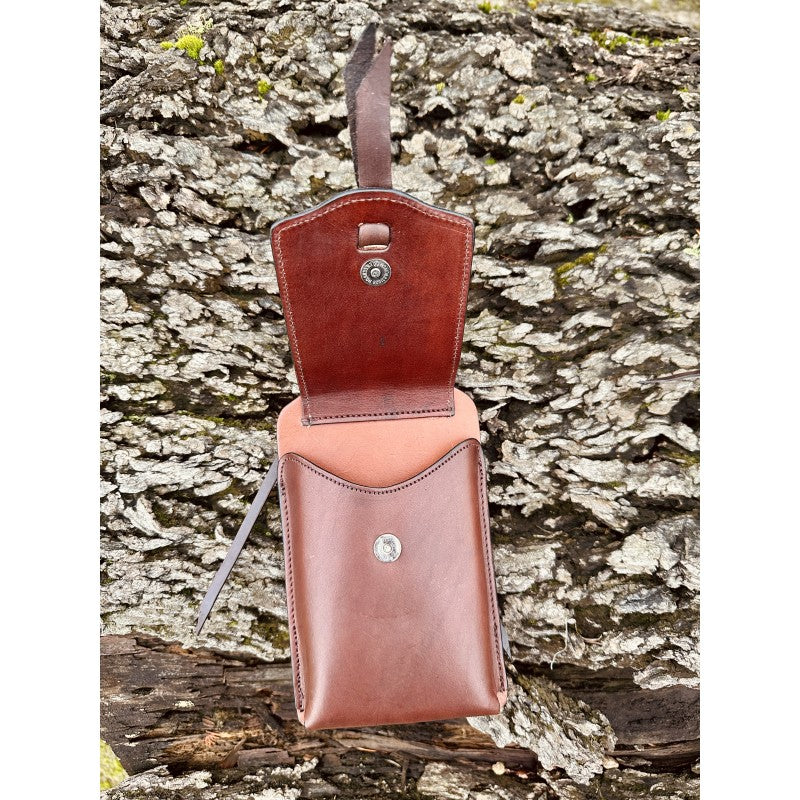 Schulz Equine Back Cinch Cell Phone Holder- Cattle Drive