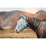 Schulz Equine Perf Boost Magnetic Fly Mask- Teal/Grey
