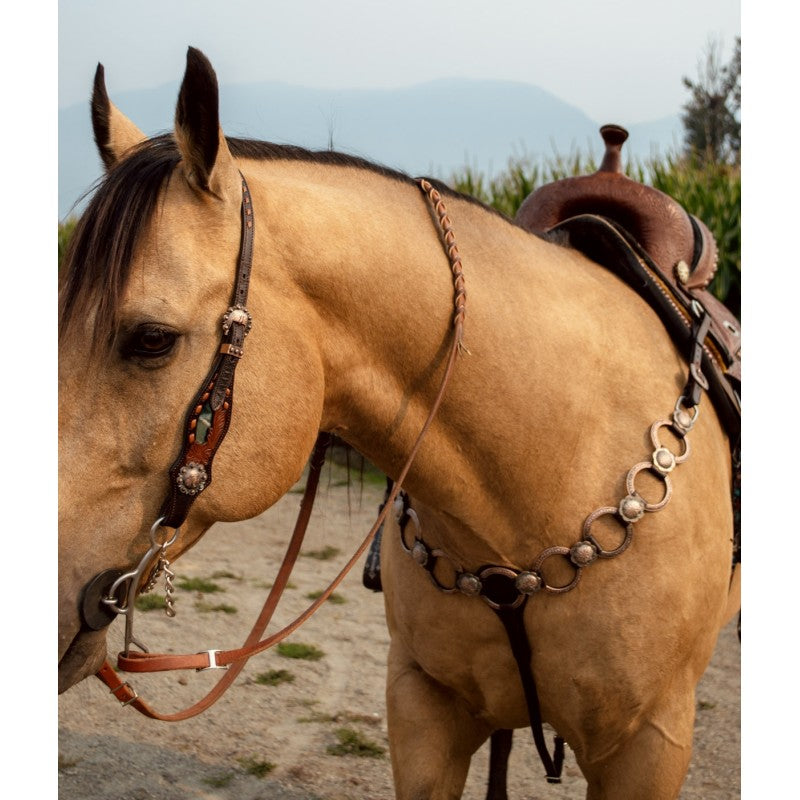 Schulz Equine Copper Ring Breast Collar