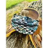 Schulz Equine Turquoise Glass Beat Bag Pommel Bag