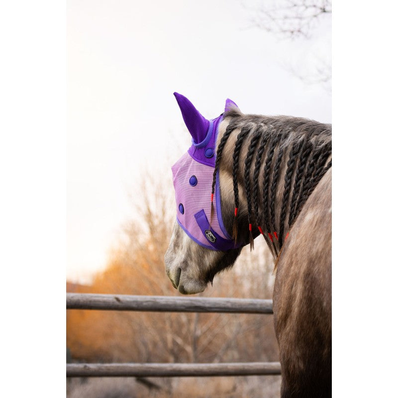 Schulz Equine Perf Boost Magnetic Fly Mask- Purple
