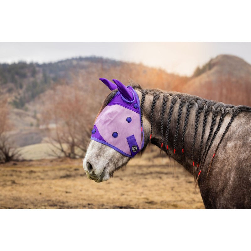 Schulz Equine Perf Boost Magnetic Fly Mask- Purple