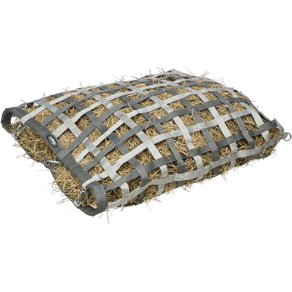 Tough 1 Premium Slow Feed Web Hay Bag- Grey