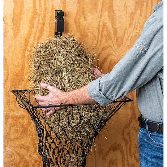 Slow Feeder Hay Hoops For Horses Tough XL Hay Hoop With Hay Net