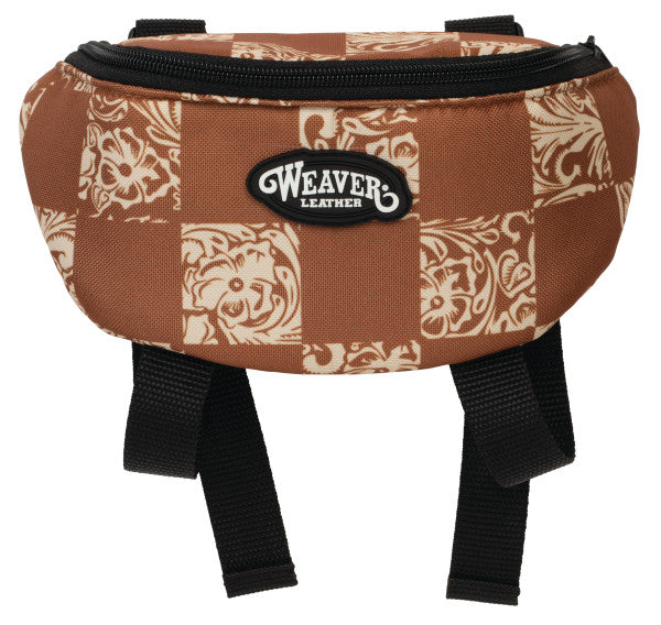 Weaver Leather Saddle Pouch- Checkerboard