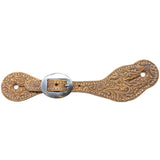 Professional's Choice Women's Natural Floral Embossed Spur Straps