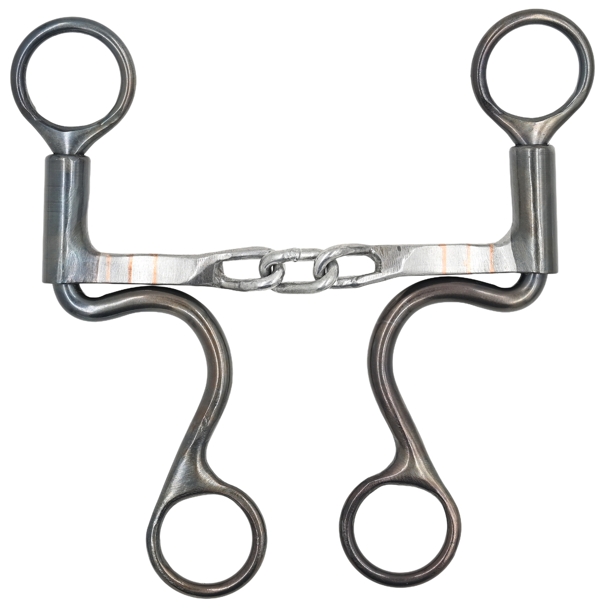 Dutton Short S Shank 3-Link Chain Square Bar Bit
