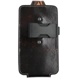 Ariat Chocolate Cell Phone Holster with Natural Tooling