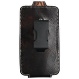 Ariat Chocolate Cell Phone Holster with Natural Tooling