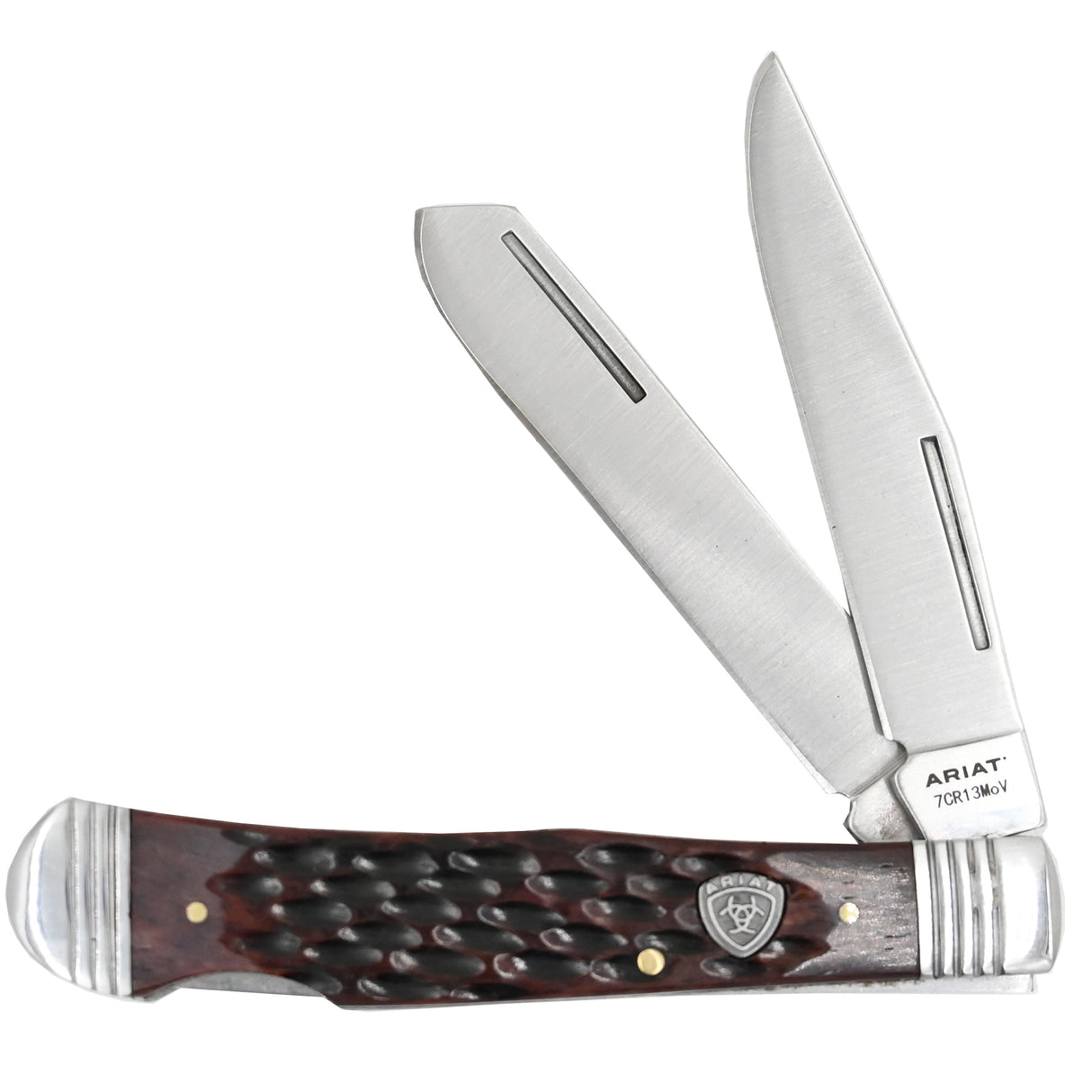 Ariat Large Double Blade Muskrat Folding Pocket Knife
