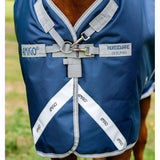 Horseware Amigo Bravo 12 Plus (250g Medium)- Navy/Titanium/Silver