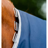Horseware Amigo Bravo 12 Plus (250g Medium)- Navy/Titanium/Silver