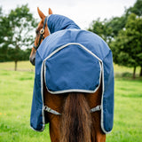 Horseware Amigo Hero Ripstop Plus Mediumweight Turnout Blanket- Navy/Silver