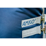 Horseware Amigo Hero Ripstop Plus Mediumweight Turnout Blanket- Navy/Silver