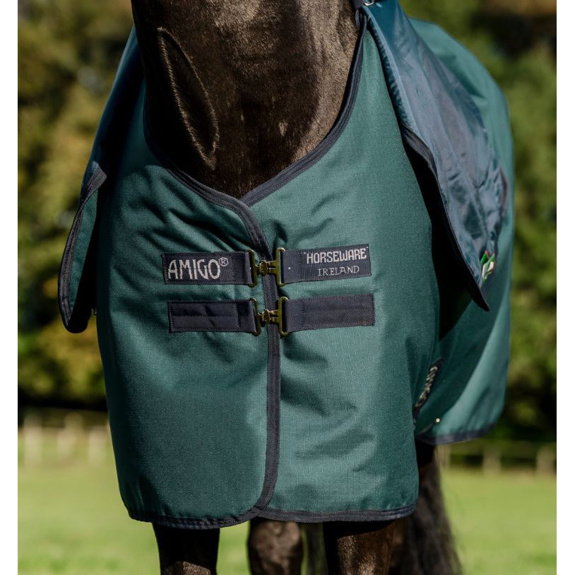 Horseware Amigo® Ripstop 900D Plus Turnout 200g- Dynasty Green/Navy/Silver