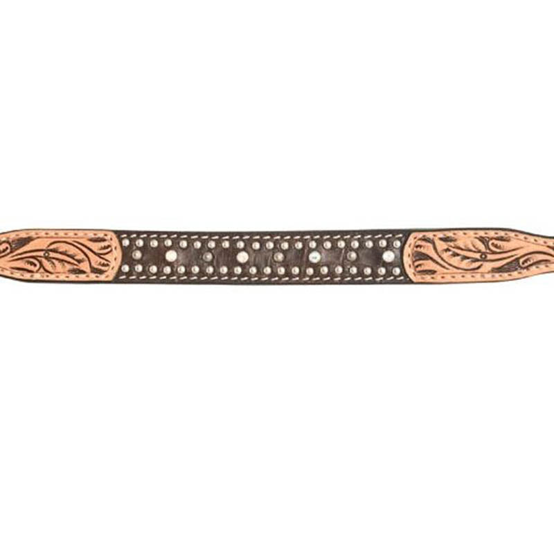 Rafter T Ranch Co. Brown Gator Print Wither Strap