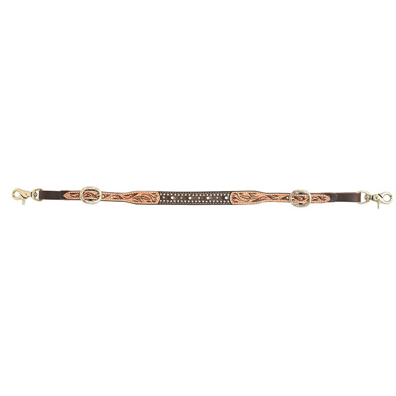Rafter T Ranch Co. Brown Gator Print Wither Strap