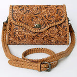 American Darling Tooled Leather Crossbody Purse