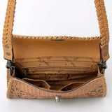American Darling Tooled Leather Crossbody Purse