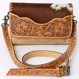 American Darling Tooled Cowhide Crossbody Purse