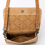 American Darling Tooled Cowhide Crossbody Purse