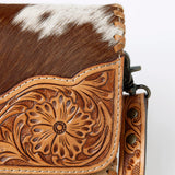 American Darling Tooled Cowhide Crossbody Purse