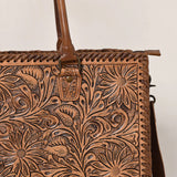 American Darling Floral Tooled Laptop Bag