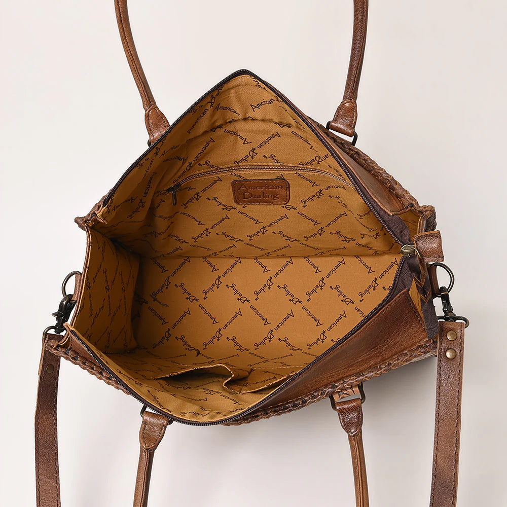 American Darling Floral Tooled Laptop Bag
