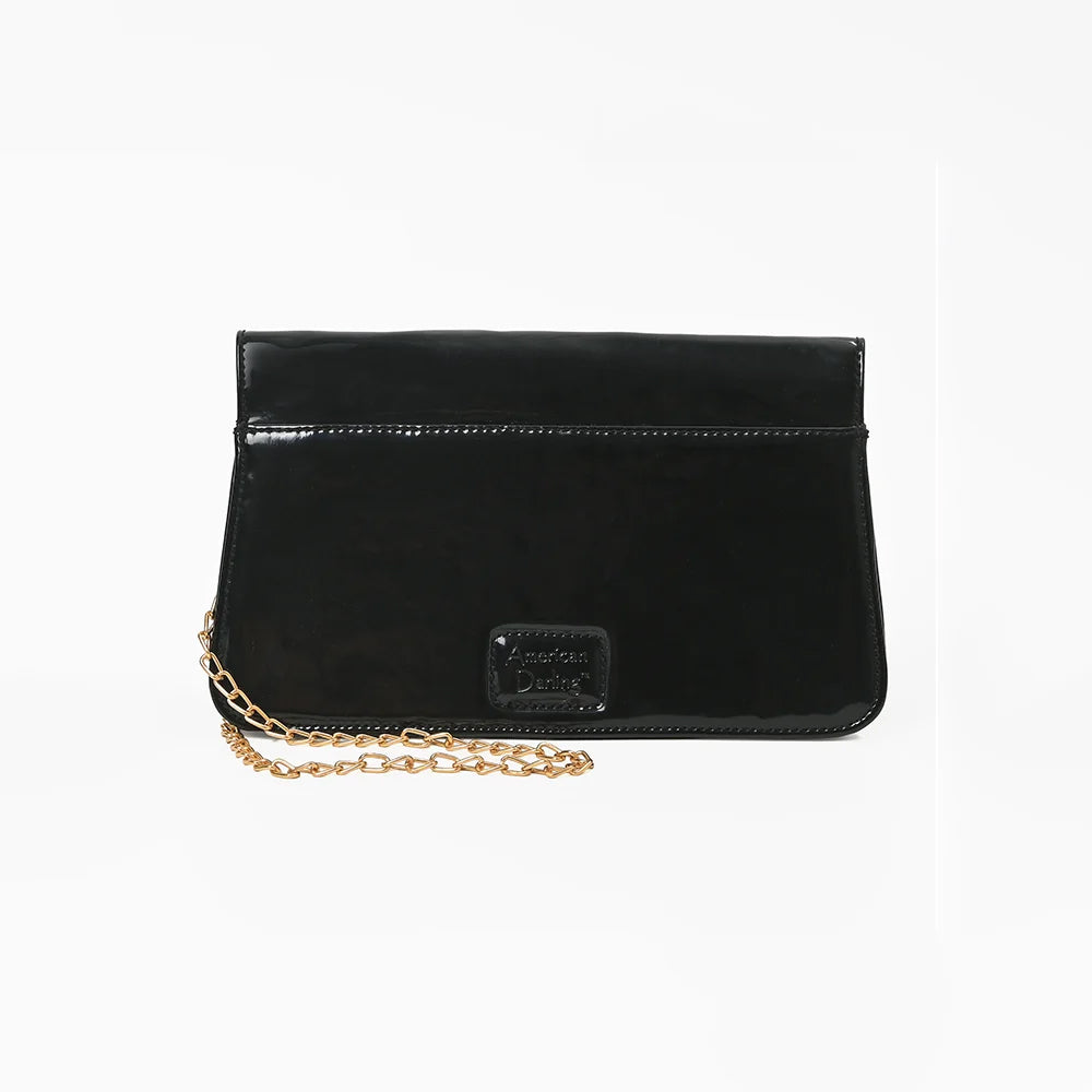 American Darling Embroidered Patent Genuine Leather Crossbody Purse
