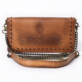 American Darling Bootstitched Crossbody Purse w/ Chain Strap