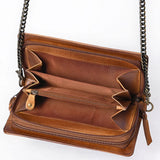 American Darling Bootstitched Crossbody Purse w/ Chain Strap