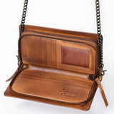 American Darling Bootstitched Crossbody Purse w/ Chain Strap
