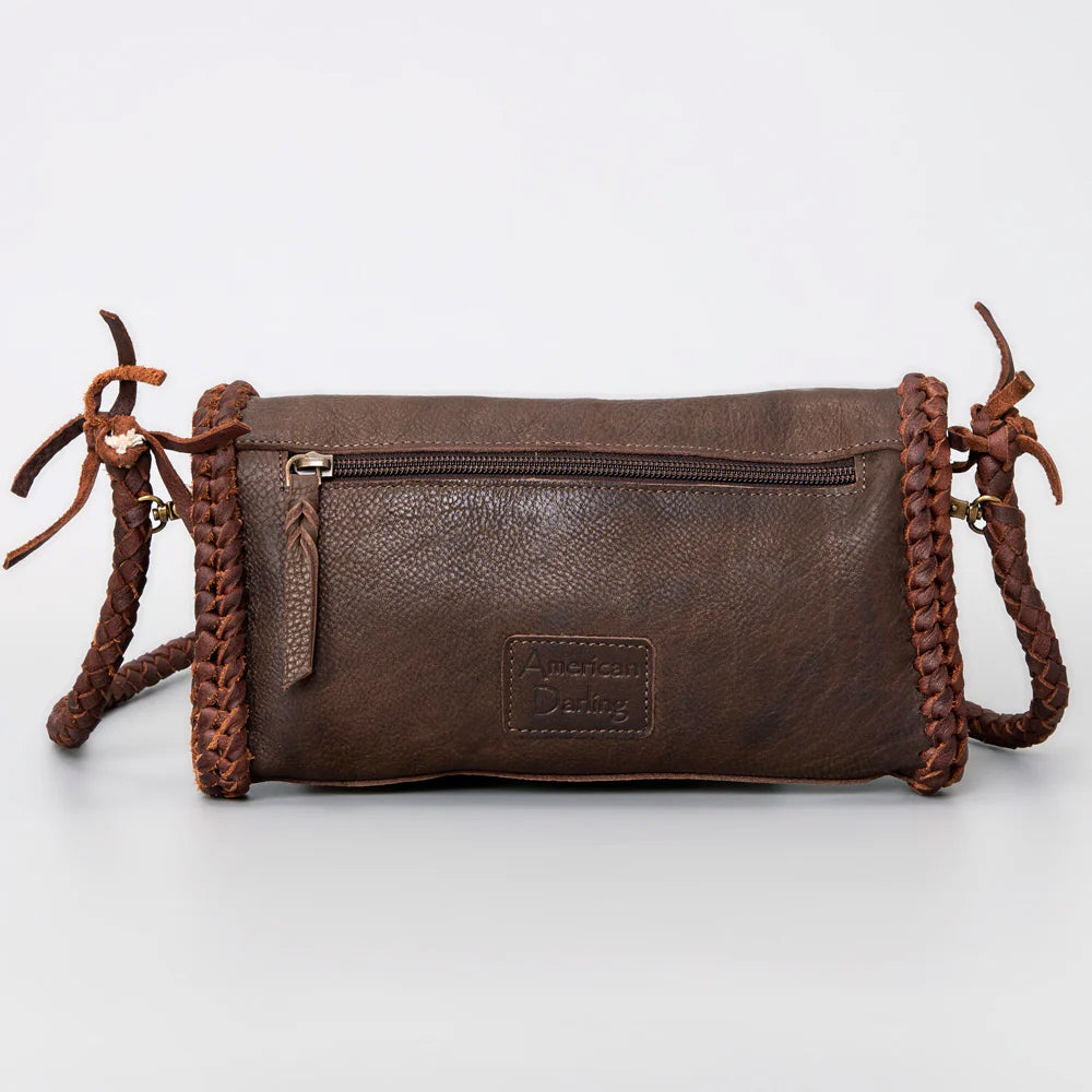 American Darling Mini Chocolate Bag with Turquoise Stone