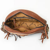 American Darling Leather Canteen Purse with Turquoise Stone