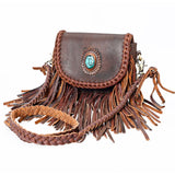 American Darling Turquoise and Fringe Purse