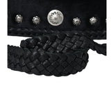 American Darling Black Hair on Hide Concho Purse