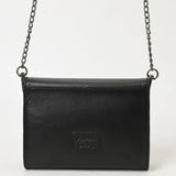 American Darling Black Tooled Leather Crossbody Purse