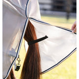 Horseware Rambo Protector Fieldsafe Plus Fly Sheet- Silver/Navy/White/Beige