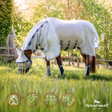 Horseware Rambo Protector Fly Sheet- Silver/Navy/White/Beige