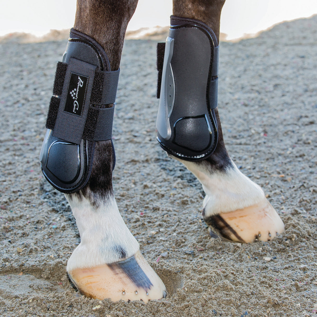 Professional's Choice Pro Performance Open Front Tendon Boots- Black